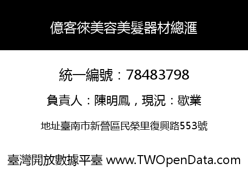 億客徠美容美髮器材總滙