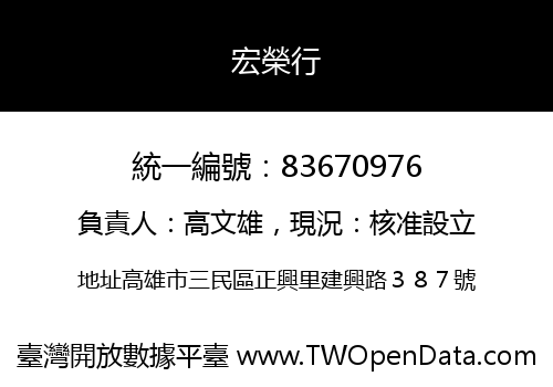 宏榮行