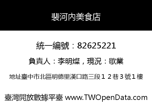 裴河內美食店