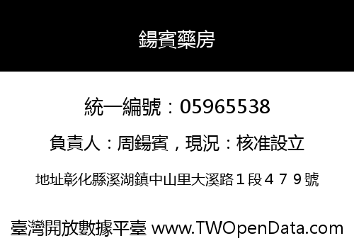 鍚賓藥房