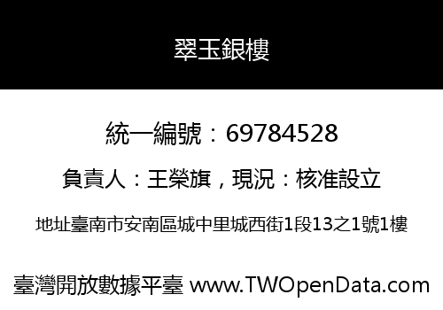 翠玉銀樓