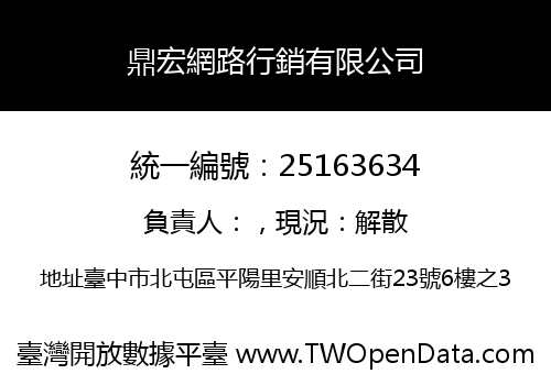 鼎宏網路行銷有限公司