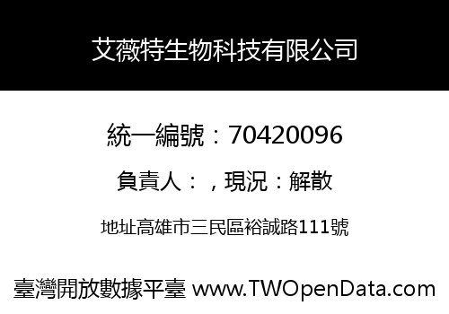 艾薇特生物科技有限公司
