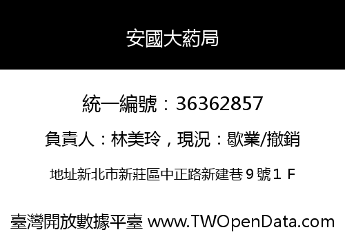 安國大葯局