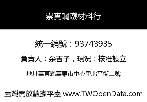 崇實鋼鐵材料行