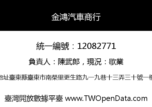 金鴻汽車商行