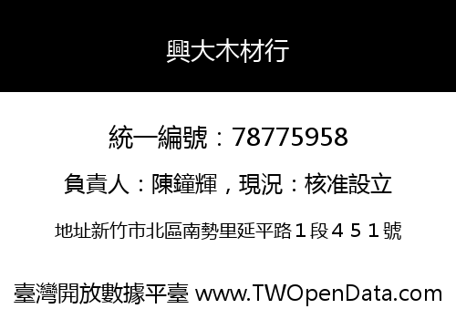 興大木材行