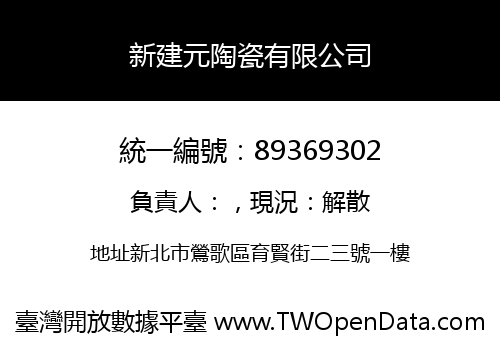 新建元陶瓷有限公司