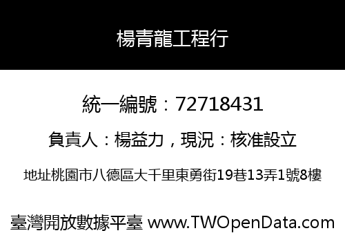 楊青龍工程行