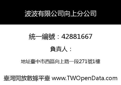 波波有限公司向上分公司