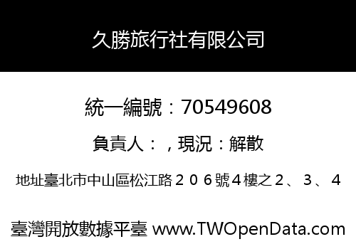 久勝旅行社有限公司