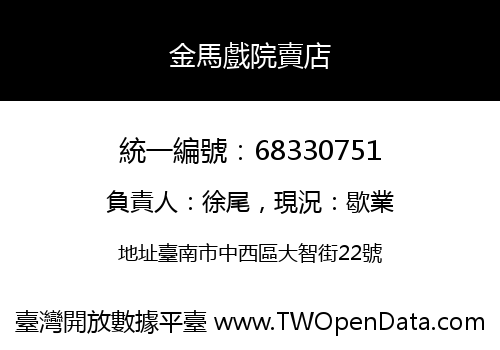 金馬戲院賣店