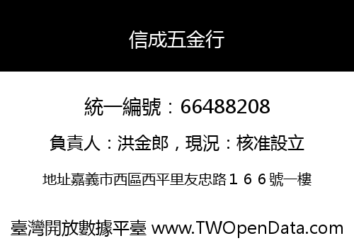 信成五金行