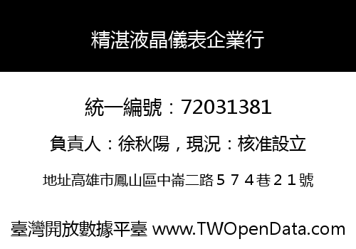 精湛液晶儀表企業行