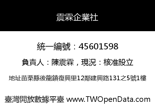 震霖企業社