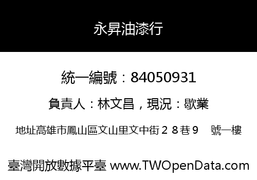 永昇油漆行