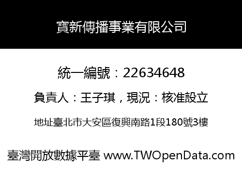 寶新傳播事業有限公司