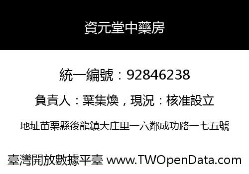 資元堂中藥房