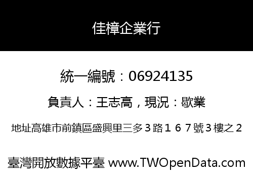 佳樟企業行