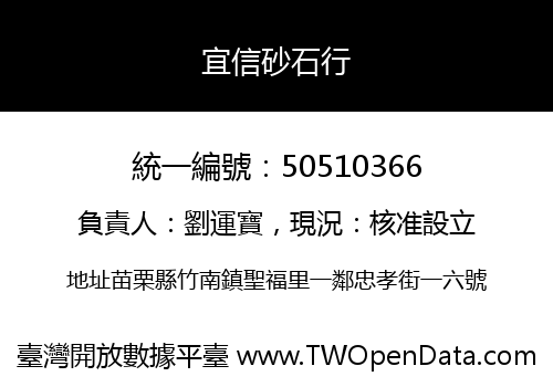 宜信砂石行