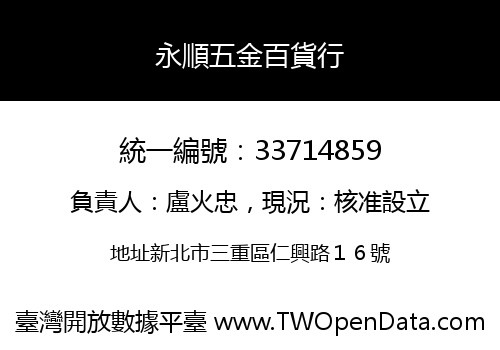 永順五金百貨行