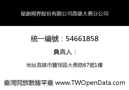 星創視界股份有限公司高雄大勇分公司