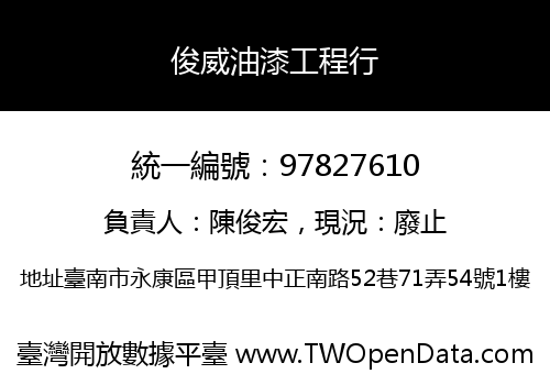俊威油漆工程行