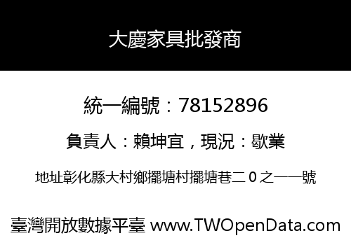 大慶家具批發商