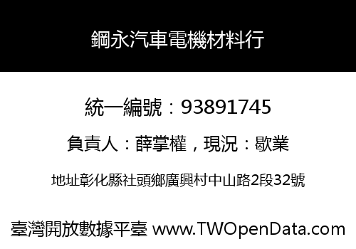 鋼永汽車電機材料行