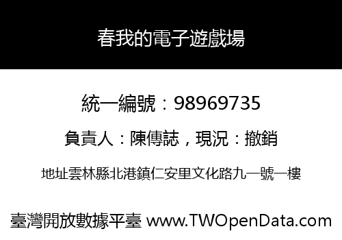 春我的電子遊戲場