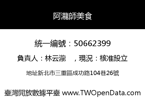 阿瀧師美食