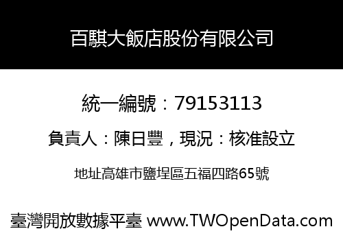 百騏大飯店股份有限公司
