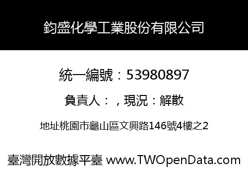 鈞盛化學工業股份有限公司