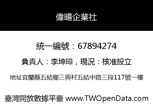 偉暘企業社