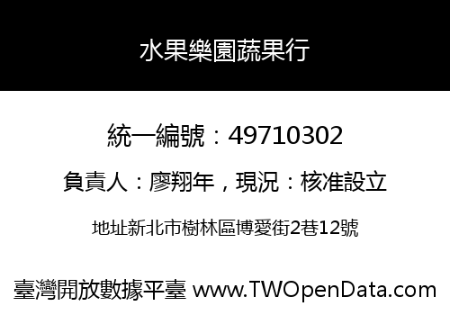 水果樂園蔬果行