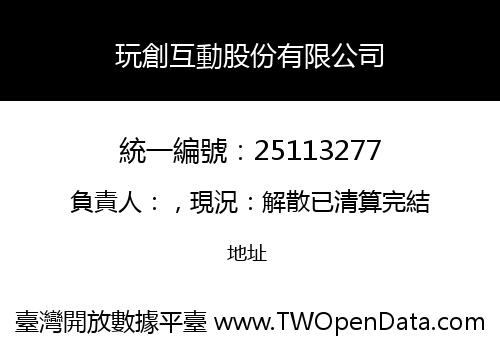 玩創互動股份有限公司