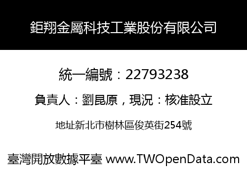 鉅翔金屬科技工業股份有限公司