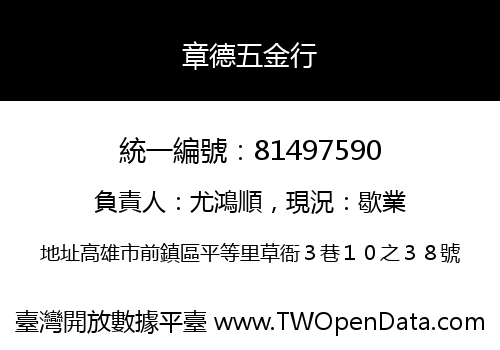 章德五金行