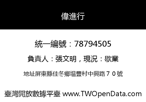 偉進行