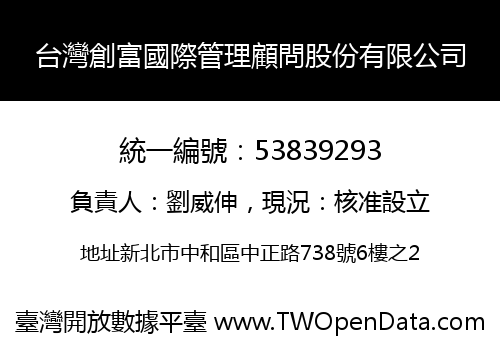 台灣創富國際管理顧問股份有限公司