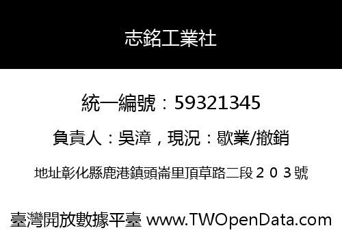 志銘工業社
