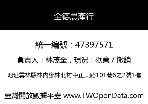 全德農產行