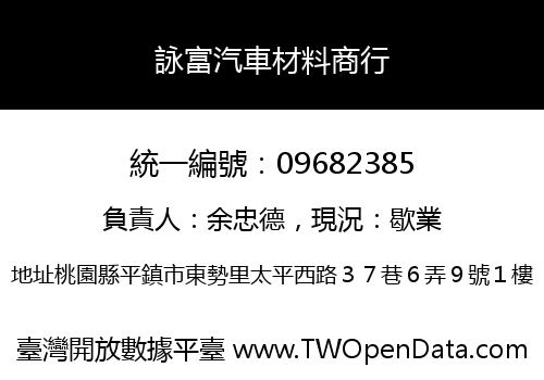 詠富汽車材料商行