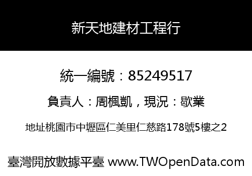 新天地建材工程行
