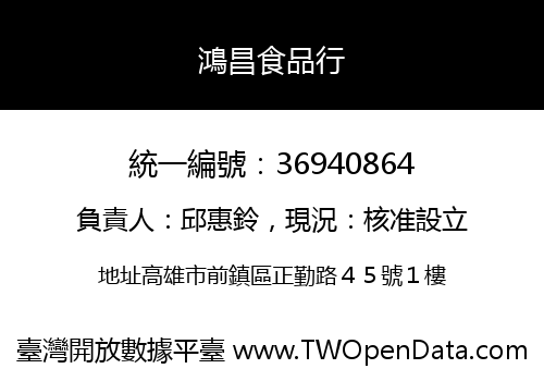 鴻昌食品行