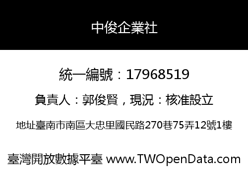 中俊企業社