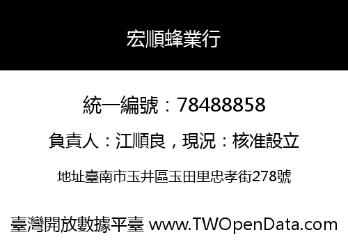 宏順蜂業行