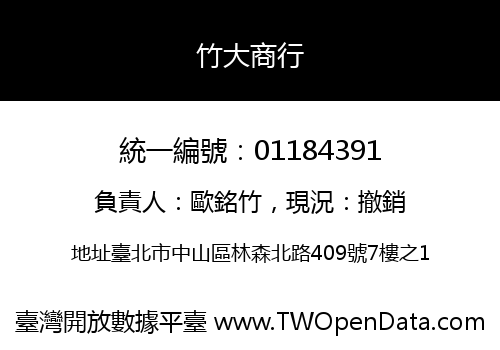 竹大商行
