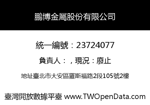 鵬博金屬股份有限公司