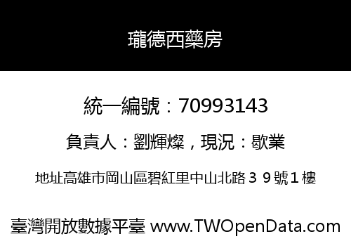 瓏德西藥房